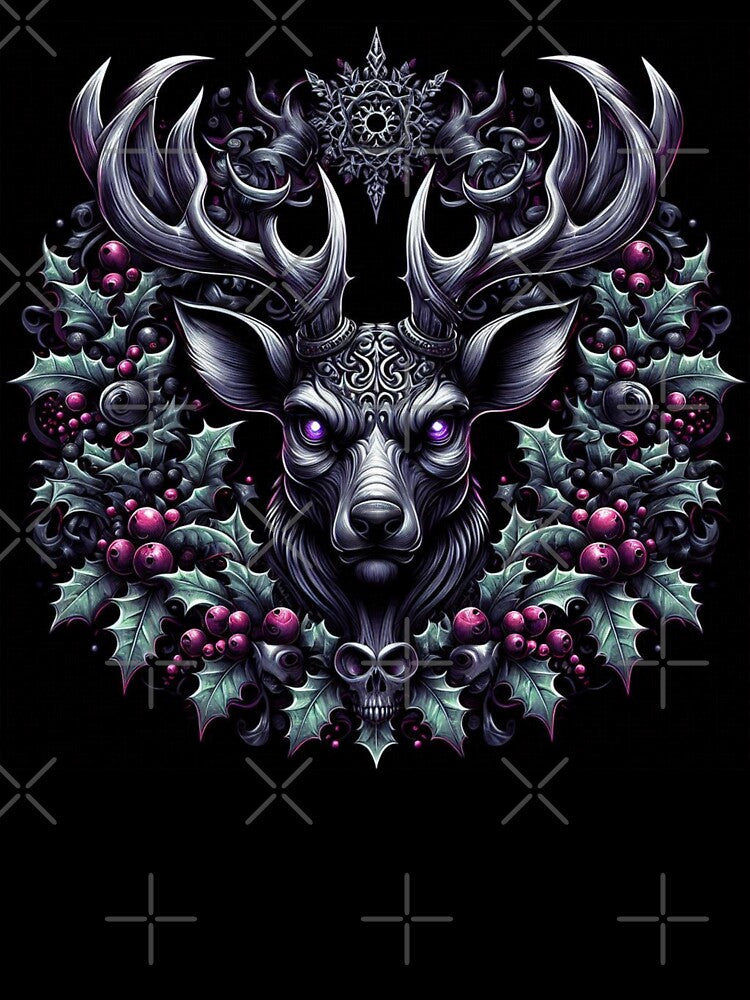 Dark Christmas Reindeer #1 by Paragon-Art T-Shirts, Hoodie, Sweatshirt | BlankRebels.com (Image 3)