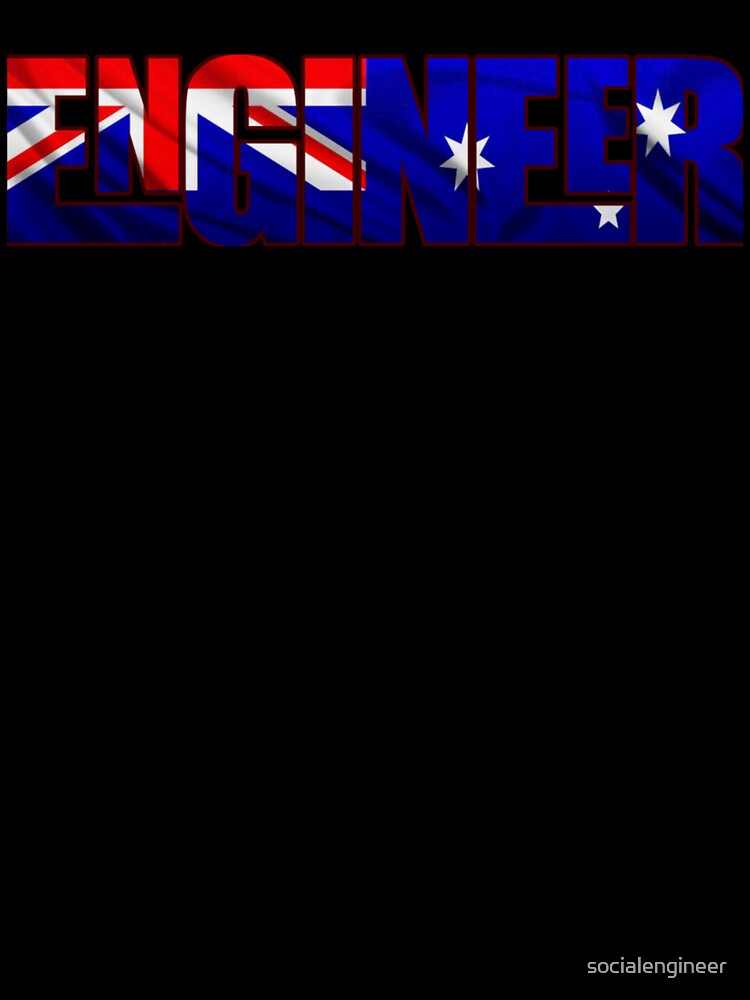 Australian Engineer by socialengineer T-Shirts, Hoodie, Sweatshirt | BlankRebels.com (Image 3)