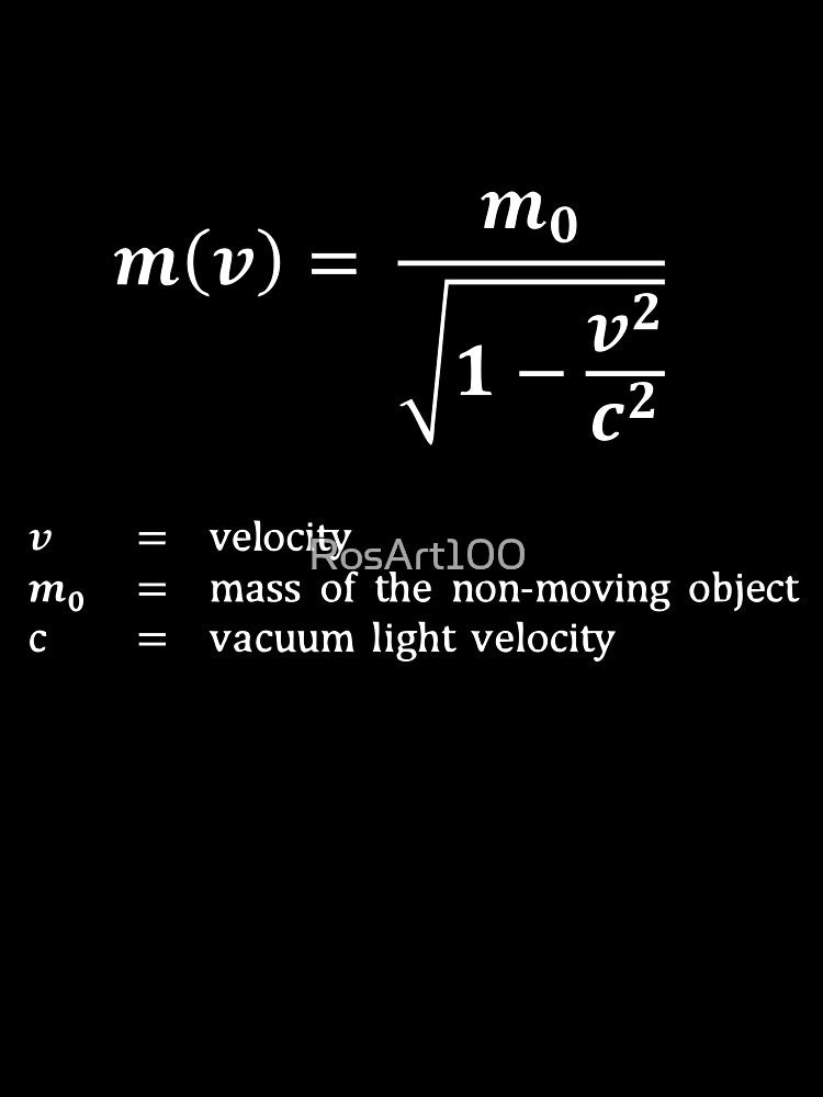 Formula, relative mass, white by RosArt100 T-Shirts, Hoodie, Sweatshirt | BlankRebels.com (Image 3)