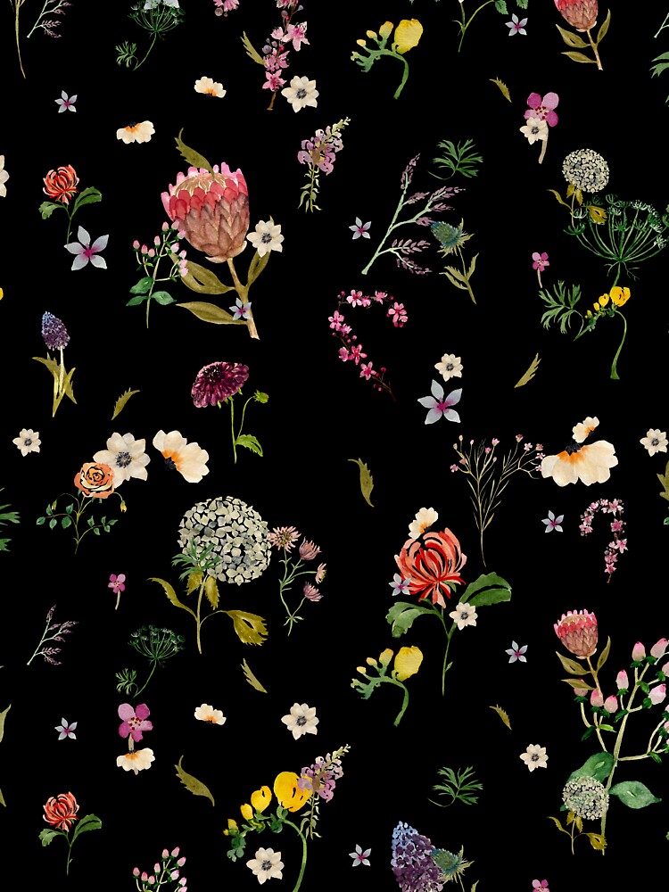 Flowers Nice Seamless Pattern Yana Mustafina Boho Soulful T-Shirts, Hoodie, Sweatshirt