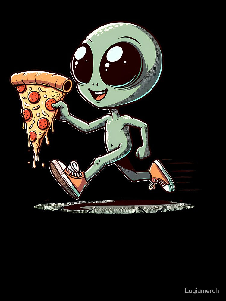 Funny Alien Pizza Lover by Logiamerch T-Shirts, Hoodie, Sweatshirt | BlankRebels.com (Image 3)