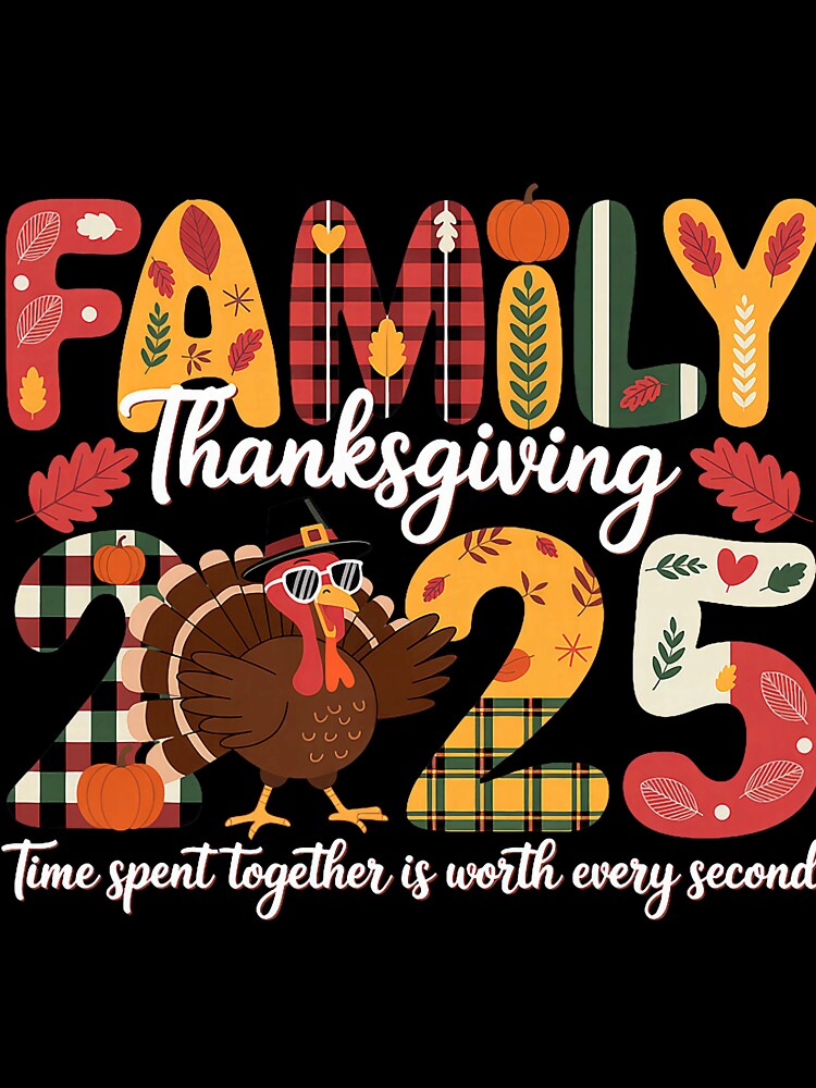 Family Thanksgiving Cute Turkey Warm Autumn Festive by clarabersetart T-Shirts, Hoodie, Sweatshirt (Image 3)