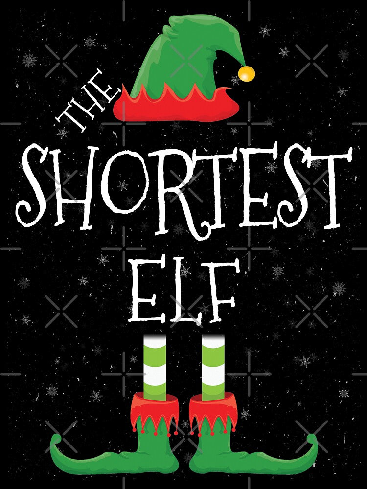 Shortest Elf Family Matching Christmas Group Funny Gift by DavisHasari T-Shirts, Hoodie, Sweatshirt (Image 3)