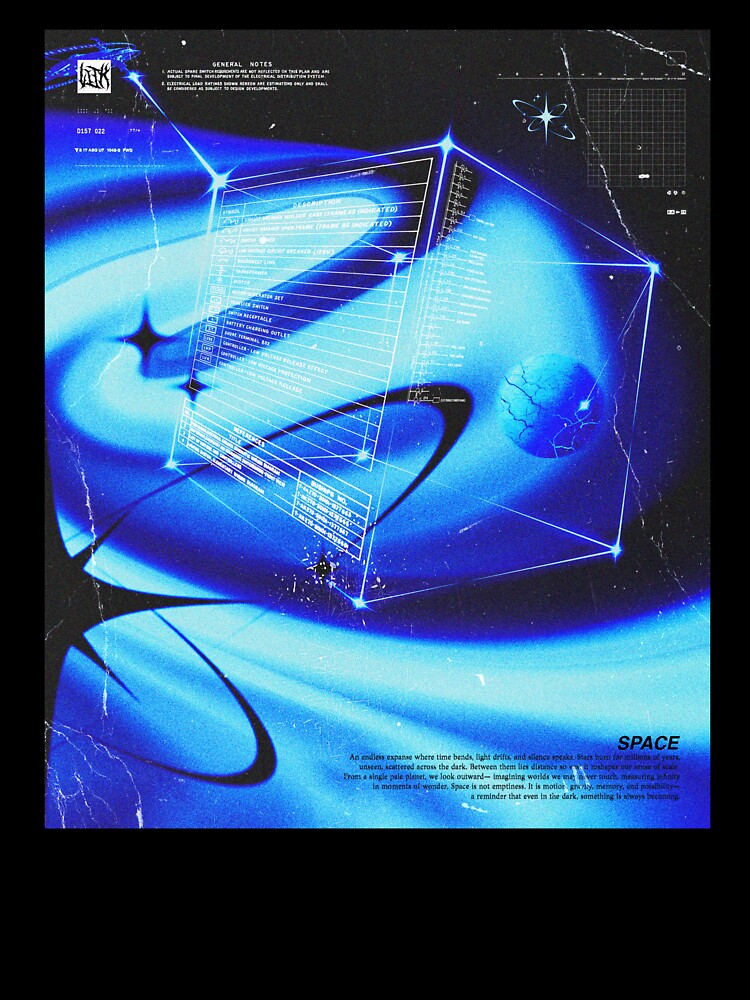 SPACE by lukgraphics T-Shirts, Hoodie, Sweatshirt | BlankRebels.com (Image 3)