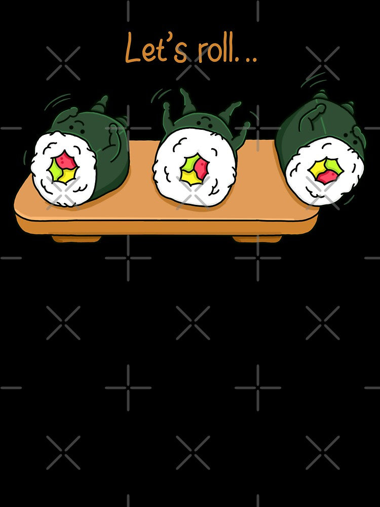 Rolling Sushi Roll by Kimprut T-Shirts, Hoodie, Sweatshirt | BlankRebels.com (Image 3)