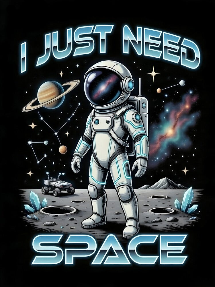i just need space sticker by AI Art Cafe T-Shirts, Hoodie, Sweatshirt | BlankRebels.com (Image 3)