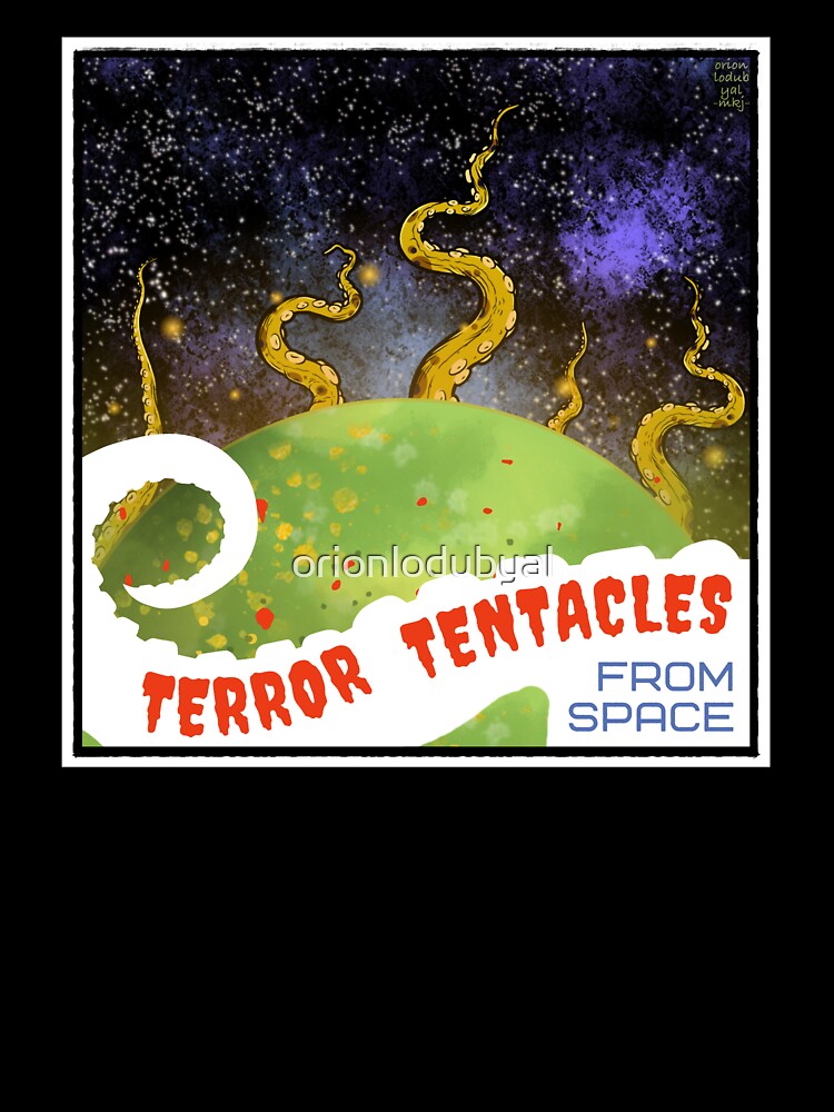 Terror Tentacles From Space Retro Movie Poster by orionlodubyal
