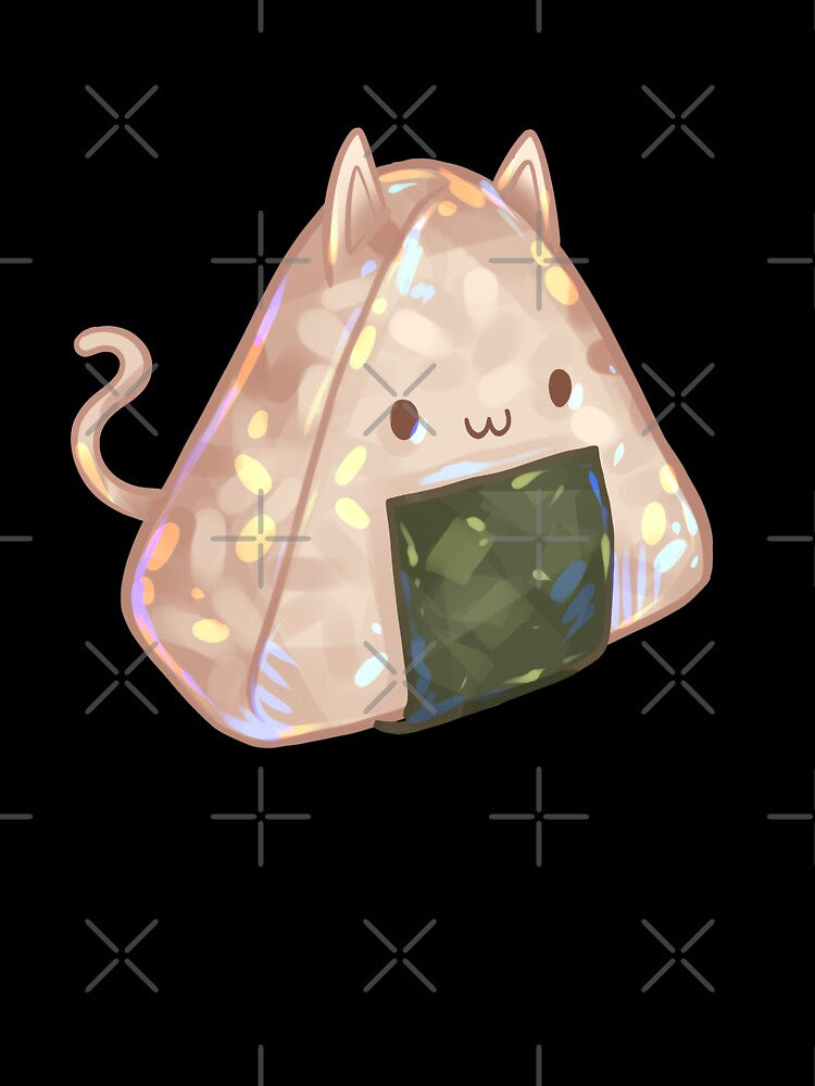 Cute Cat Onigiri by GalaxyChicken T-Shirts, Hoodie, Sweatshirt | BlankRebels.com (Image 3)