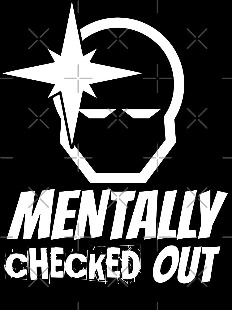 Mentally Checked Out - Funny by mewsis T-Shirts, Hoodie, Sweatshirt | BlankRebels.com (Image 3)