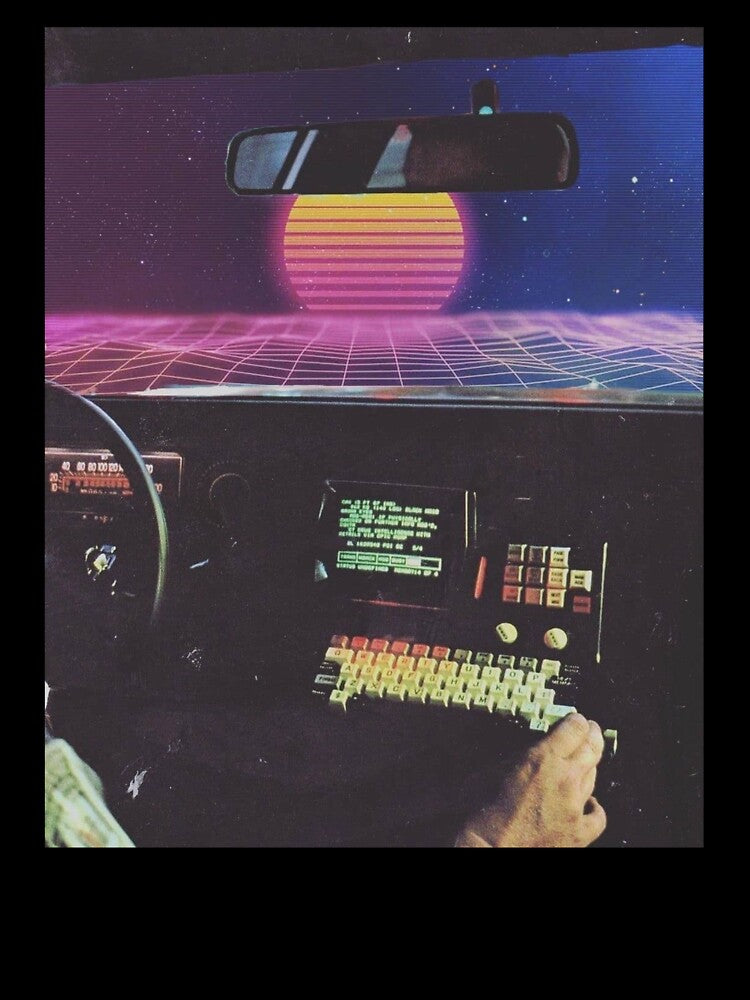 80s retro aesthetic car by bronte2004