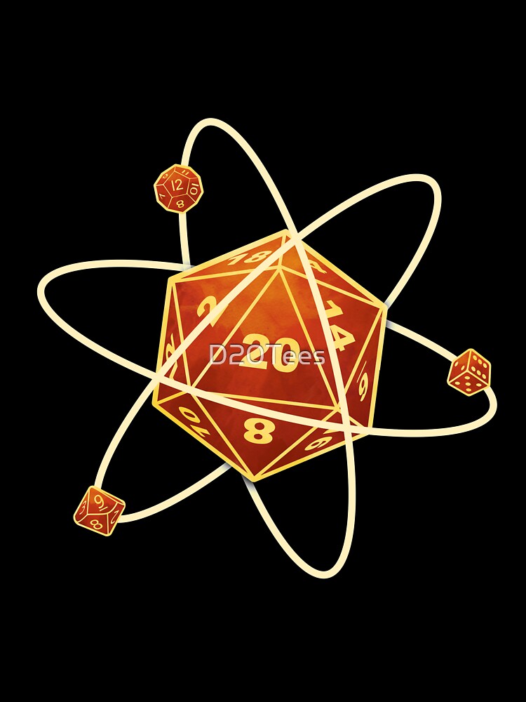 D20 Atom by D20Tees T-Shirts, Hoodie, Sweatshirt | BlankRebels.com (Image 3)