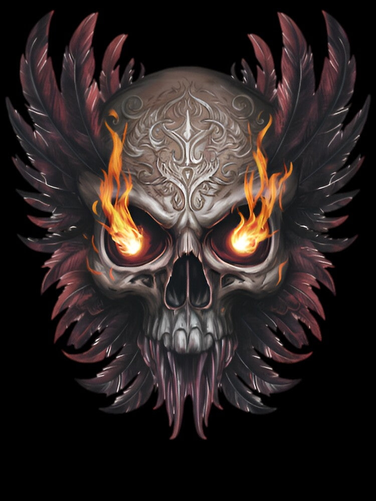 Gothic Phoenix Skull by Mr-Feniks-55 T-Shirts, Hoodie, Sweatshirt | BlankRebels.com (Image 3)