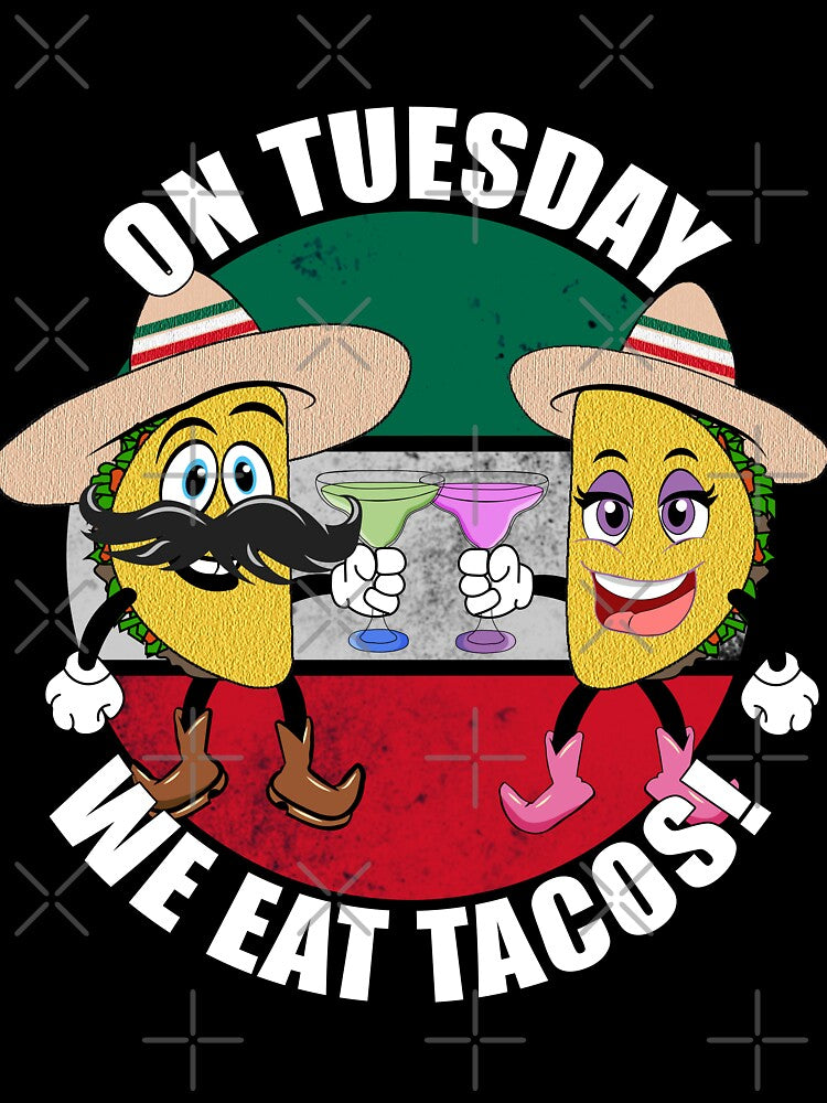 On Tuesday We Eat Tacos! - Tom and Tine Taco by CarrieTDesigns T-Shirts, Hoodie, Sweatshirt | BlankRebels.com (Image 3)