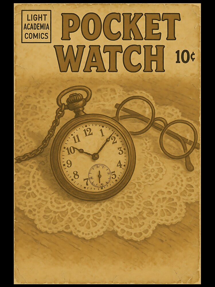 Vintage Light Academia: Pocket Watch by bapupa T-Shirts, Hoodie, Sweatshirt | BlankRebels.com (Image 3)