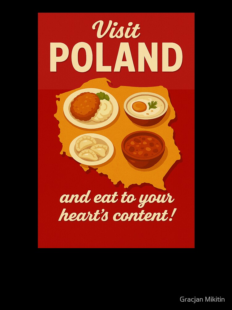Poland - Pierogi, Love and Full Bellies by Gracjan Mikitin T-Shirts, Hoodie, Sweatshirt | BlankRebels.com (Image 3)