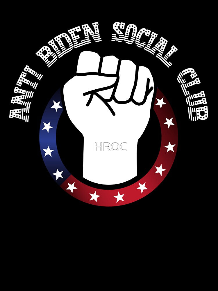 Anti Biden Social Club! Fight the Gaffe Machine! Parody and satire only. by HROC T-Shirts, Hoodie, Sweatshirt (Image 3)