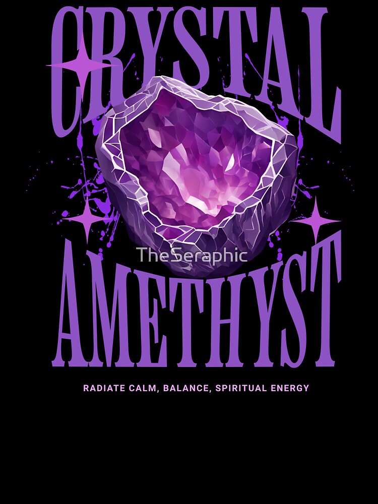 Amethyst Crystal Geode by TheSeraphic T-Shirts, Hoodie, Sweatshirt | BlankRebels.com (Image 3)