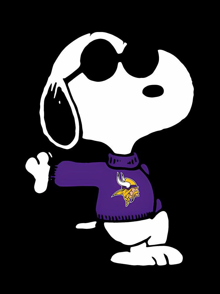 Cool Snoopy Minnesota Vikings by JonathalIngham
