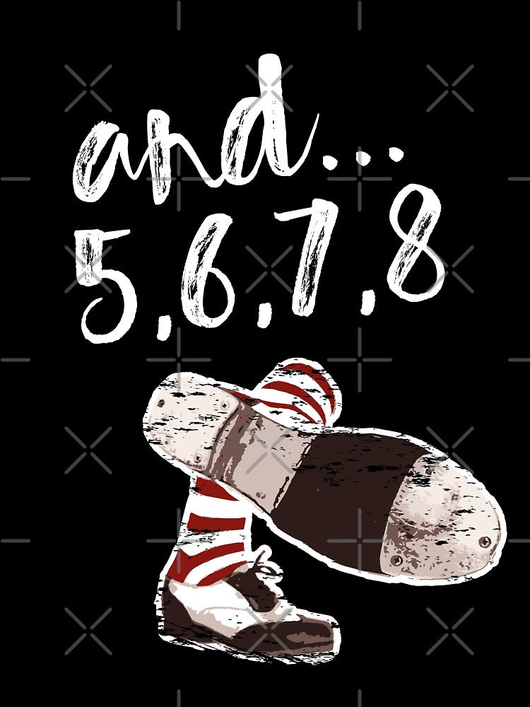 and... 5, 6, 7, 8 Dance design with tap shoes, The best fun gift for any dancer! tap dance art, #tapdanceart,... (Image 3)