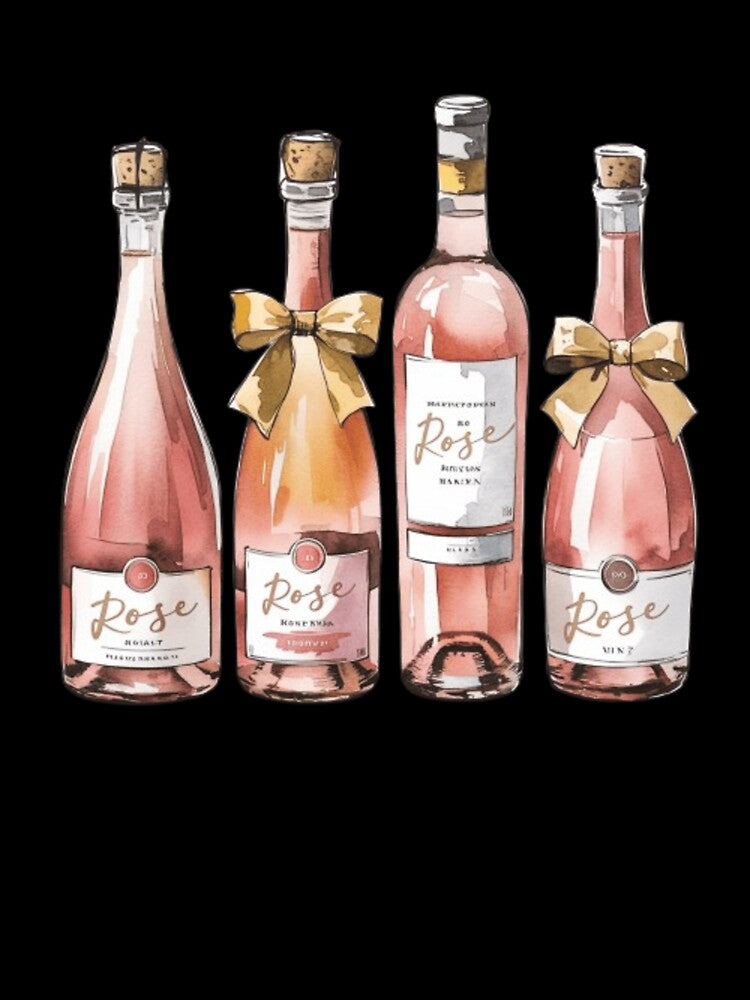 Cute Watercolor Rose Bottles by ArtQueen777