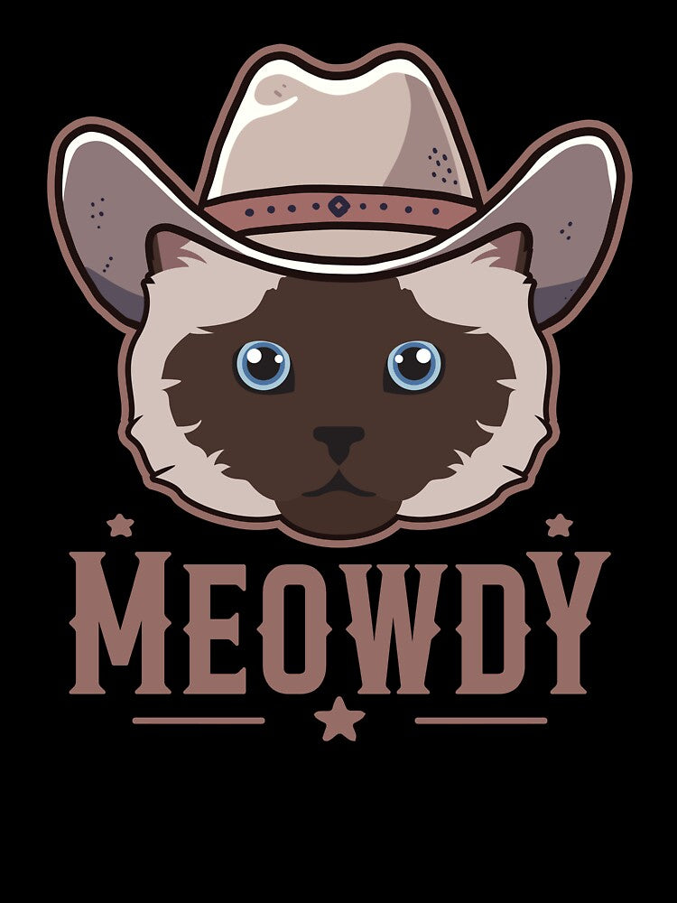 Birman Cat Meowdy by Clara Hollins T-Shirts, Hoodie, Sweatshirt | BlankRebels.com (Image 3)