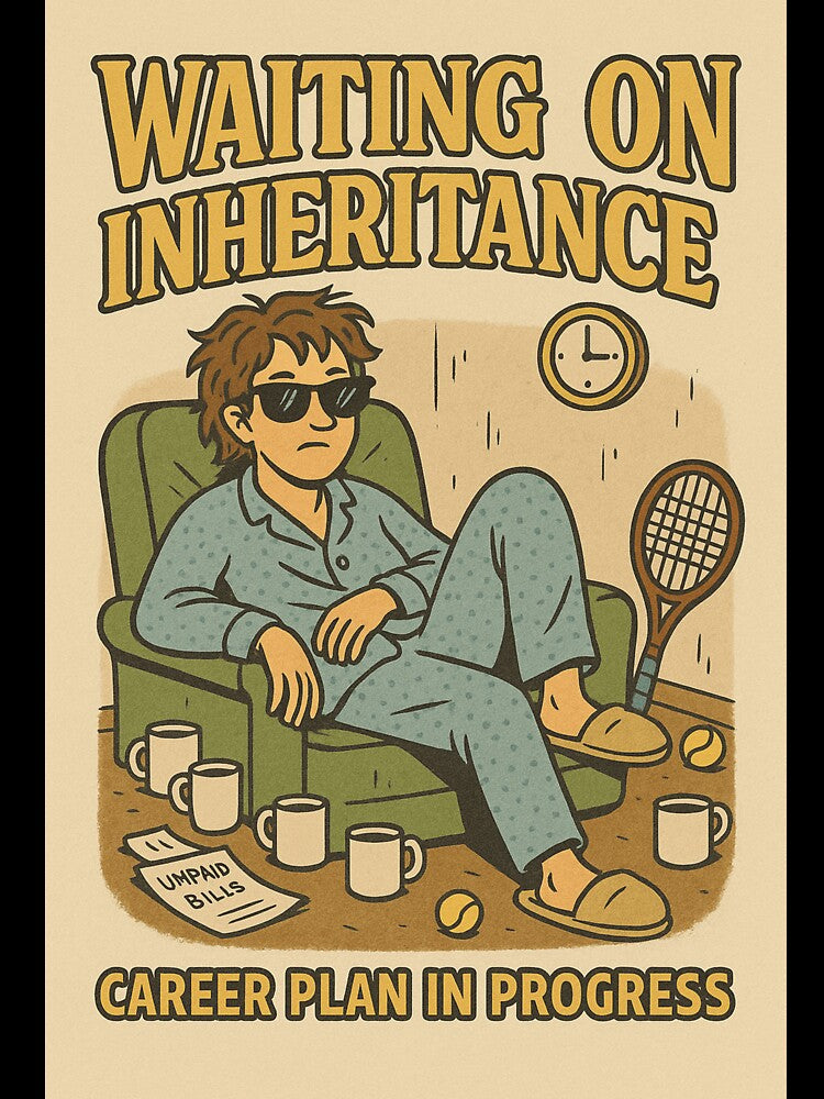 WAITING ON INHERITANCE – Sarcastic Vintage Life Plan by NotSoGuilty T-Shirts, Hoodie, Sweatshirt | BlankRebels.com (Image 3)