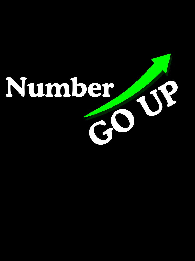 Number Go Up: Crypto Hype Design by PixelChain T-Shirts, Hoodie, Sweatshirt | BlankRebels.com (Image 3)