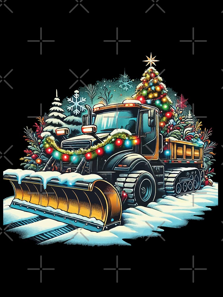Winter Christmas Snow Removal Machine Vehicle by LuminOrb