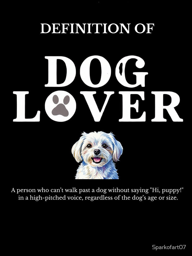 Dog Lover – Simple Typography Design for Pet Lovers by Sparkofart07
