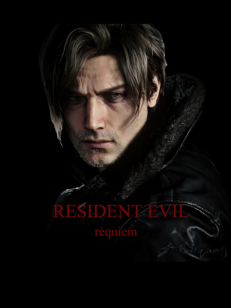 Resident Evil: Requiem - Leon S. Kennedy Fan Art Design ريزدنت إيفل: ريكويم - ليون إس. كينيدي (تصميم فني من المعجبين) by Rowqan