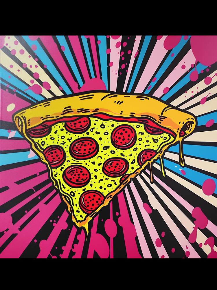 Pizza Pop Art 1 by AstroRisq