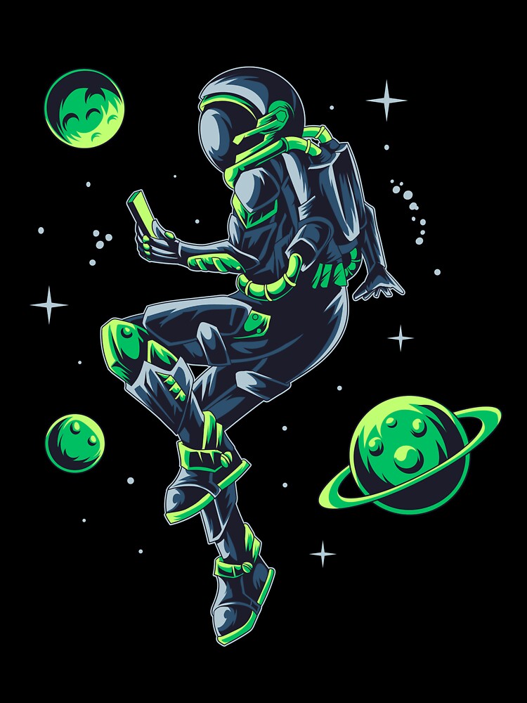 Creative Astronaut | By H.I.S by H.I.S Store T-Shirts, Hoodie, Sweatshirt | BlankRebels.com (Image 3)