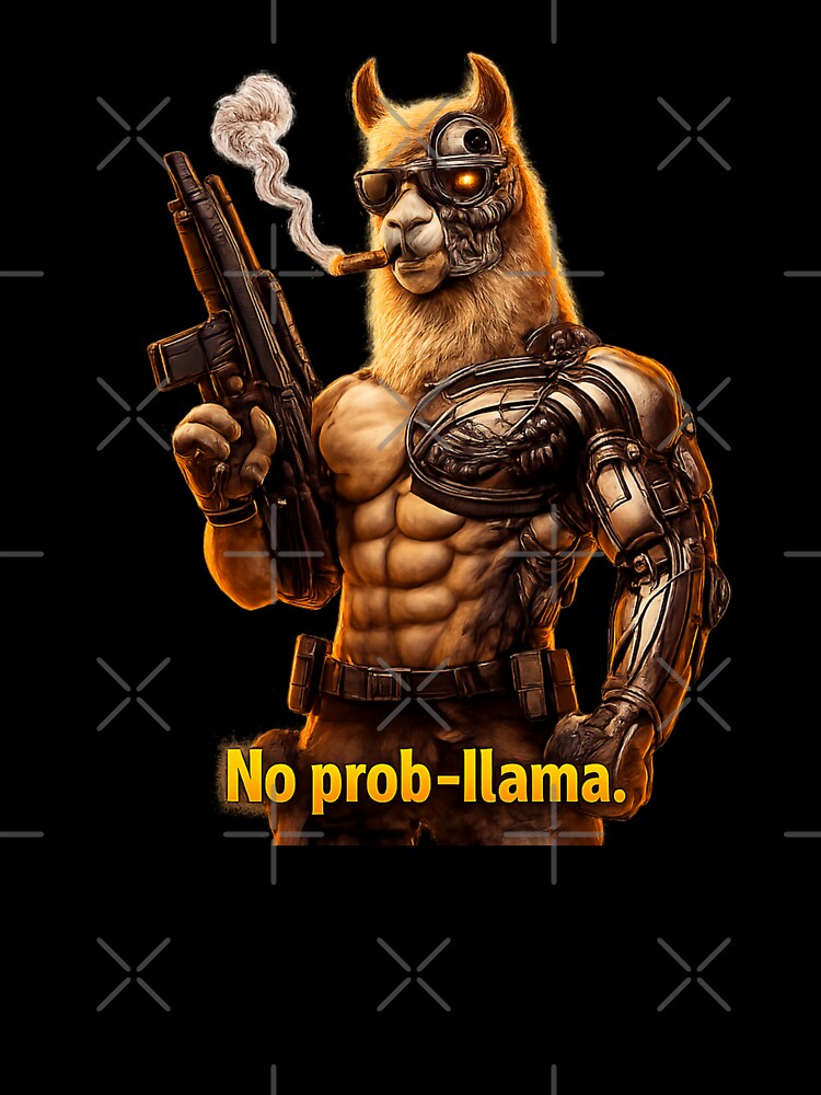 Termi-llama by Kevin Shearer T-Shirts, Hoodie, Sweatshirt | BlankRebels.com (Image 3)