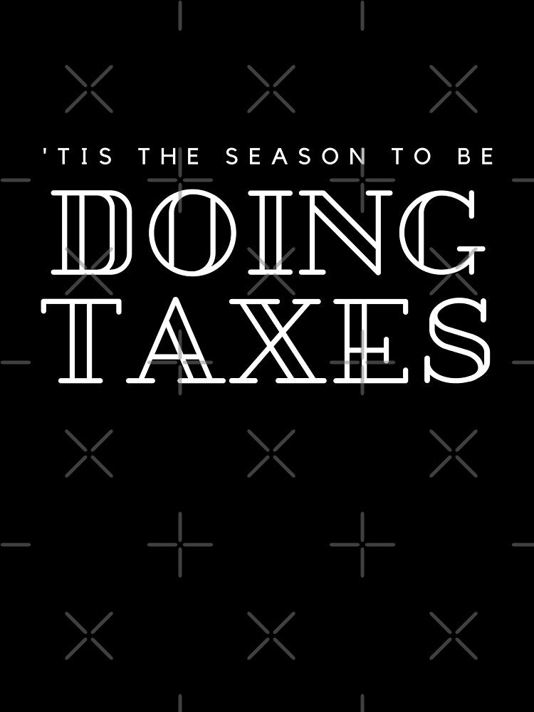 'Tis The Season To Be Doing Taxes Filing Holiday Humor by EllConApparel T-Shirts, Hoodie, Sweatshirt (Image 3)