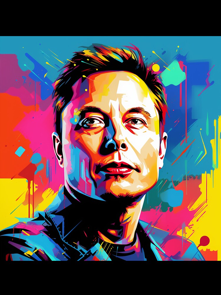 Musk Pop Art 3 by AstroRisq