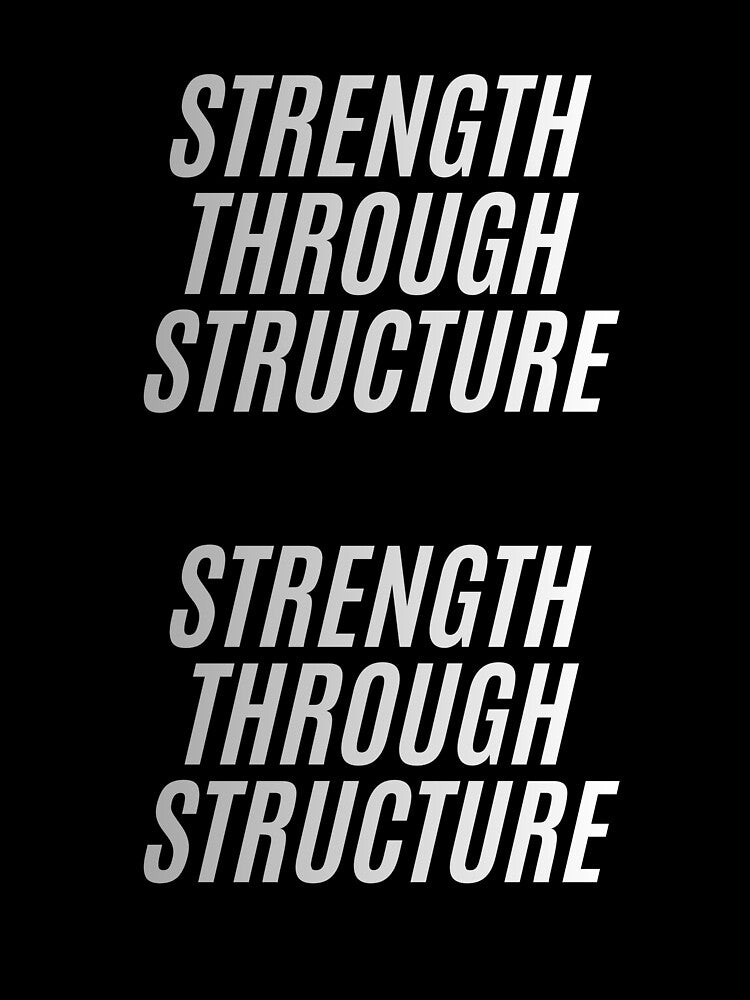 Strength through structure by MariusDesign210 T-Shirts, Hoodie, Sweatshirt | BlankRebels.com (Image 3)