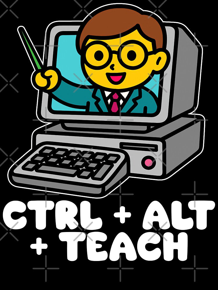 CTRL + ALT + TEACH - TEACHER GIFT by KEF Custom T-Shirts, Hoodie, Sweatshirt | BlankRebels.com (Image 3)