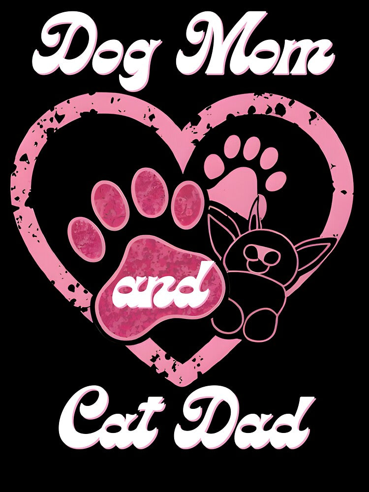 Custom Dog Mom and Cat Dad Shirts/Design Your Own Pet-Inspired Apparel by medbouk1 Hoodie, Sweatshirt (Image 3)