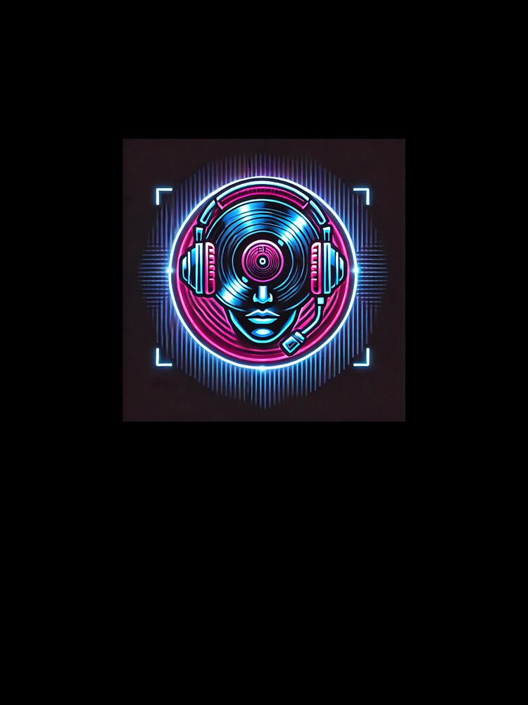 Futuristic Neon DJ by DJLifeMerch T-Shirts, Hoodie, Sweatshirt | BlankRebels.com (Image 3)