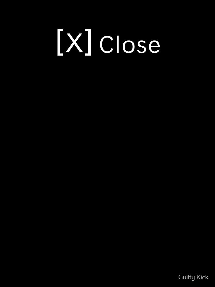 "[X] Close" Anti-Social Graphic Tee - Funny Introvert Shirt by Guilty Kick Hoodie, Sweatshirt | BlankRebels.com (Image 3)