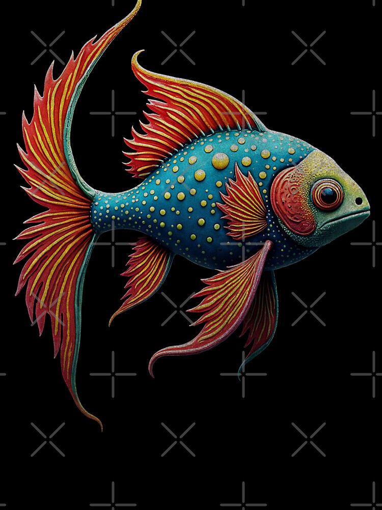 Abstract alien goldfish by AwesomeBeyondLimits