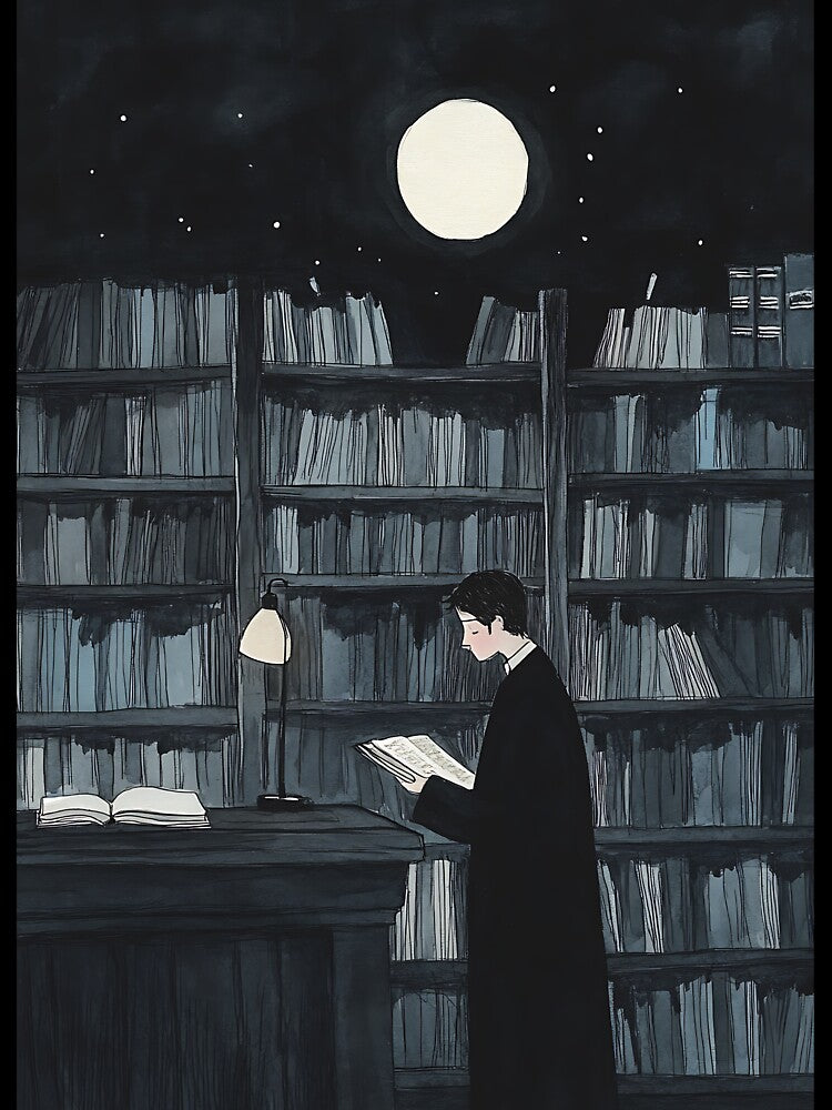 Dark Academia: Gothic Study Room by bapupa T-Shirts, Hoodie, Sweatshirt | BlankRebels.com (Image 3)