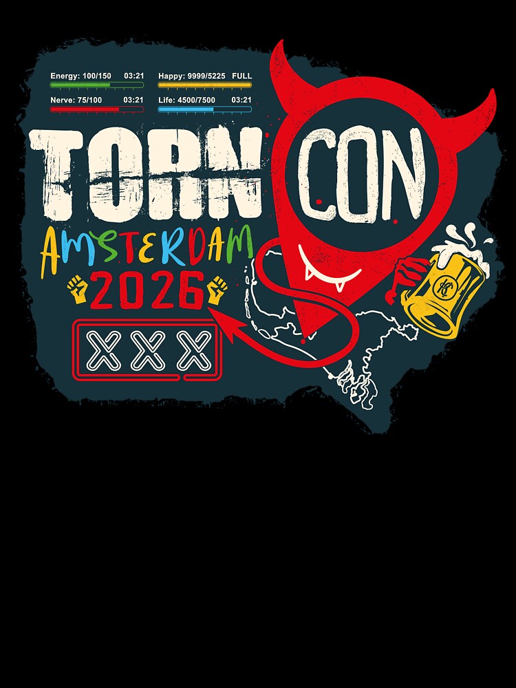 TornCon EU Amsterdam dark by TornCity T-Shirts, Hoodie, Sweatshirt | BlankRebels.com (Image 3)