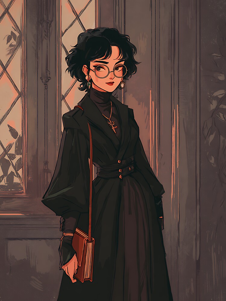 Gothic Dark Academia Fashion by bapupa T-Shirts, Hoodie, Sweatshirt | BlankRebels.com (Image 3)