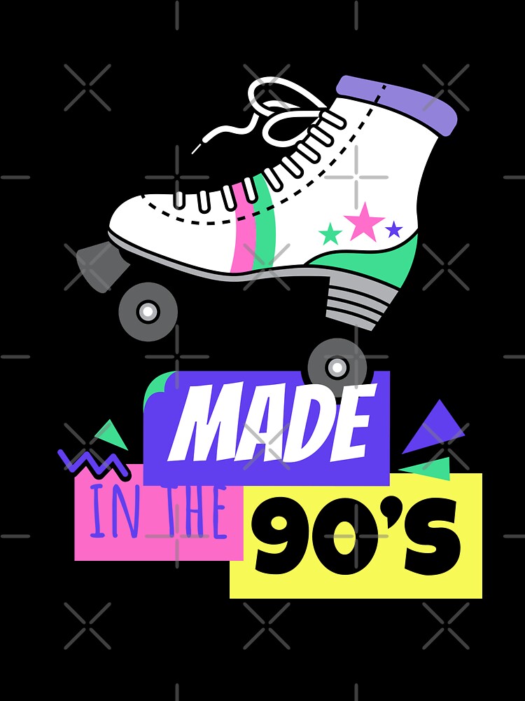 Made In the 90's -  Old School Roller Skate Design - by onjcdesign T-Shirts, Hoodie, Sweatshirt | BlankRebels.com (Image 3)