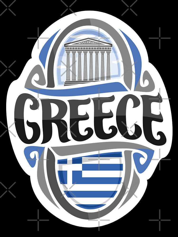 Greece Hand Drawn Lettering Name Growing Up Greek by ProjectX23 T-Shirts, Hoodie, Sweatshirt | BlankRebels.com (Image 3)