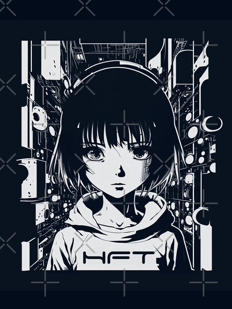 little girl in manga style - hft coin by Gaviani Design Studio T-Shirts, Hoodie, Sweatshirt | BlankRebels.com (Image 2)