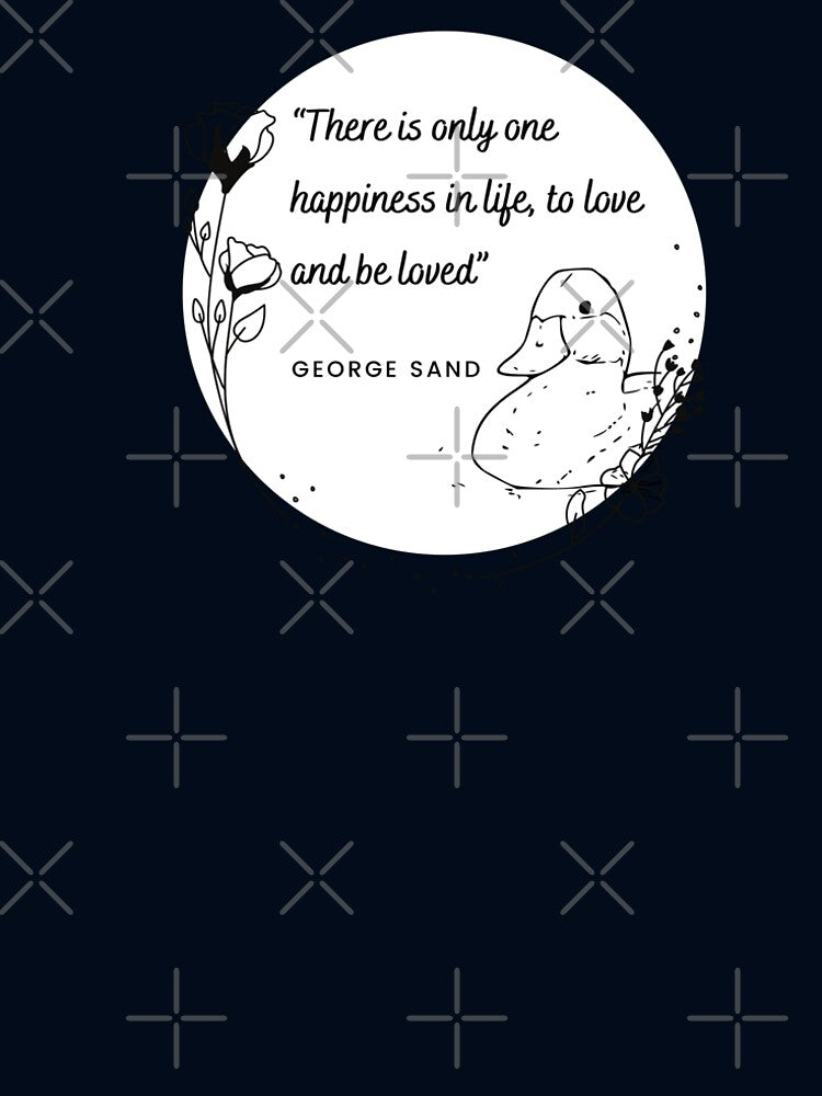 Happy life quote with duck art by TheWaterBirds
