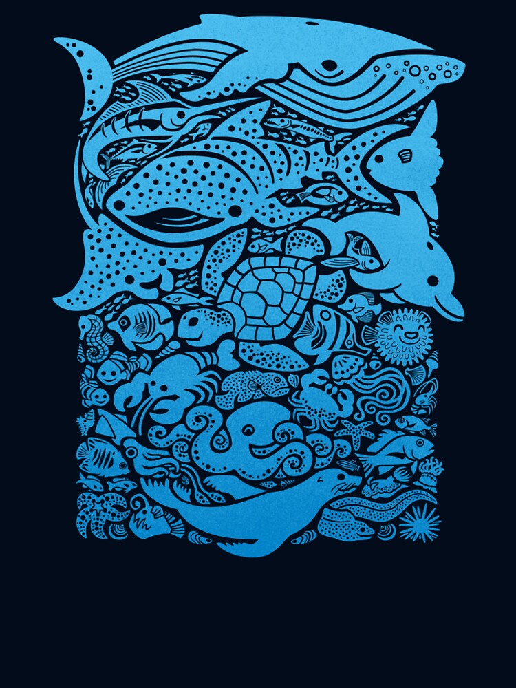 Aquatic Blues 2 by Wayne Minnis