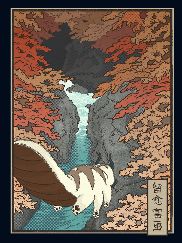 UKIYO-E FLYING BISON by LUPE estamparia T-Shirts, Hoodie, Sweatshirt | BlankRebels.com (Image 2)